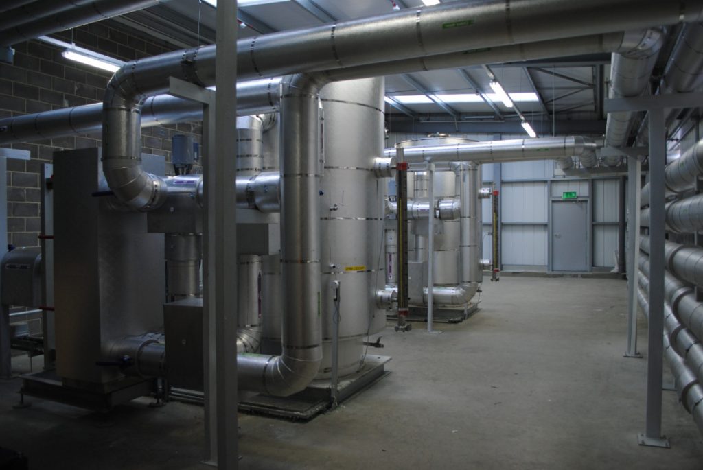 Industrial Refrigeration Banner Background