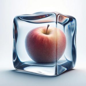 Apple in Ice Cube tile