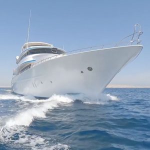 Yacht at sea